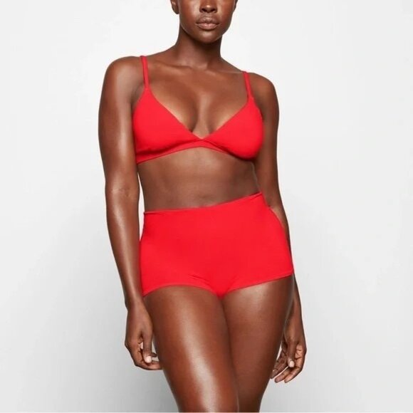 SKIMS Fits Everybody Boy Short Ruby 3X - Picture 2 of 8